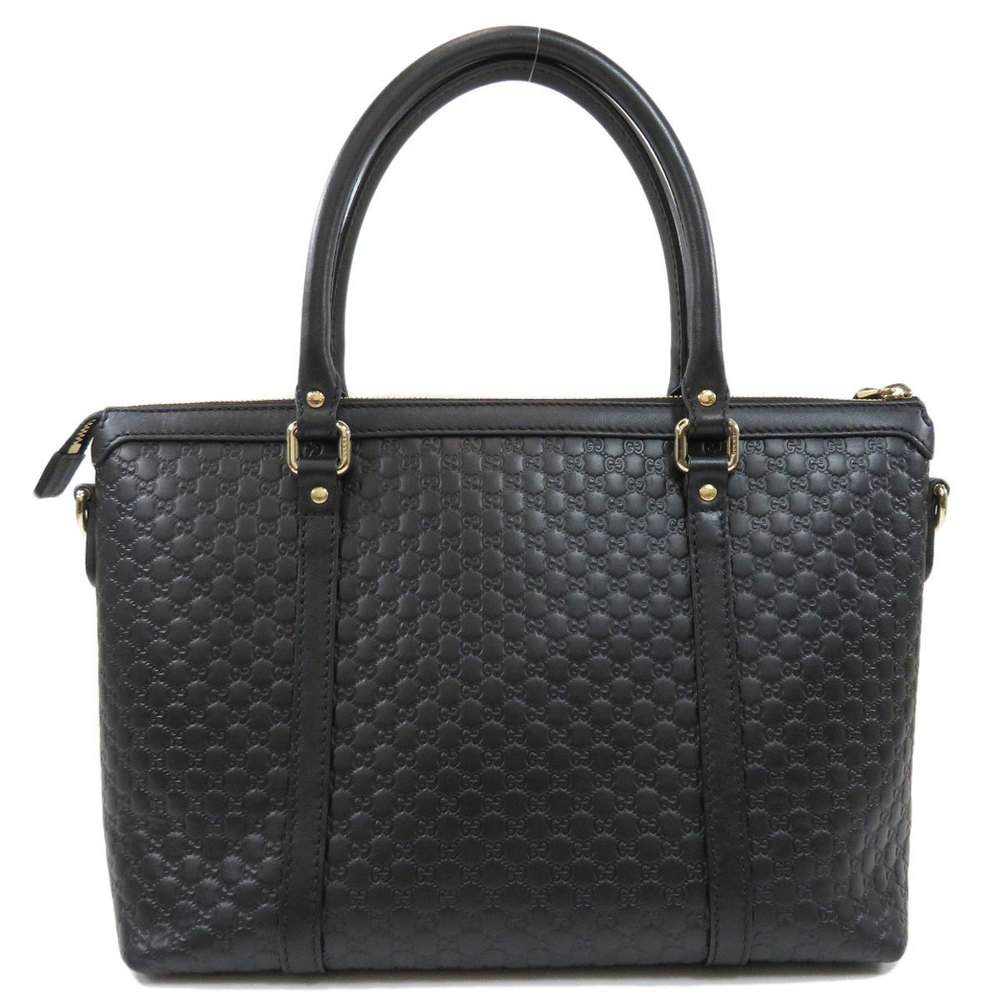 Gucci Micro Shima Tote Bag Leather Black
